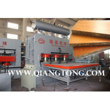 Particle board Melamine lamination press line/YX1200T-8X4 feet furniture panels making machine